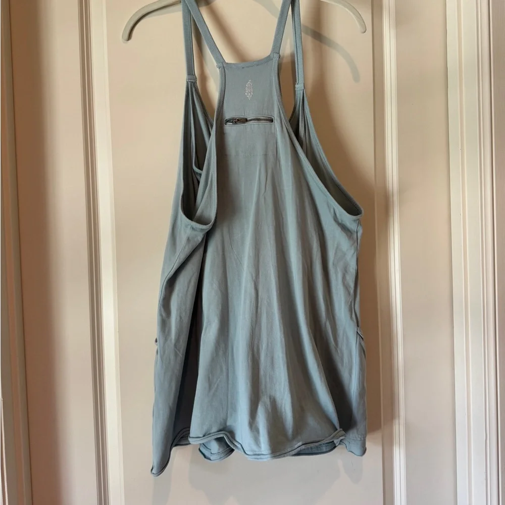 Free people Women's Light Blue hot shot mini dress - Picture 2 of 2